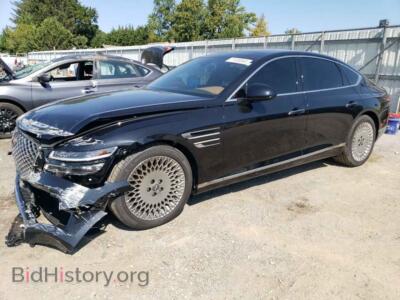 2022 Genesis G80 Base, черный — VIN KMTGB4SC3NU092455, Copart