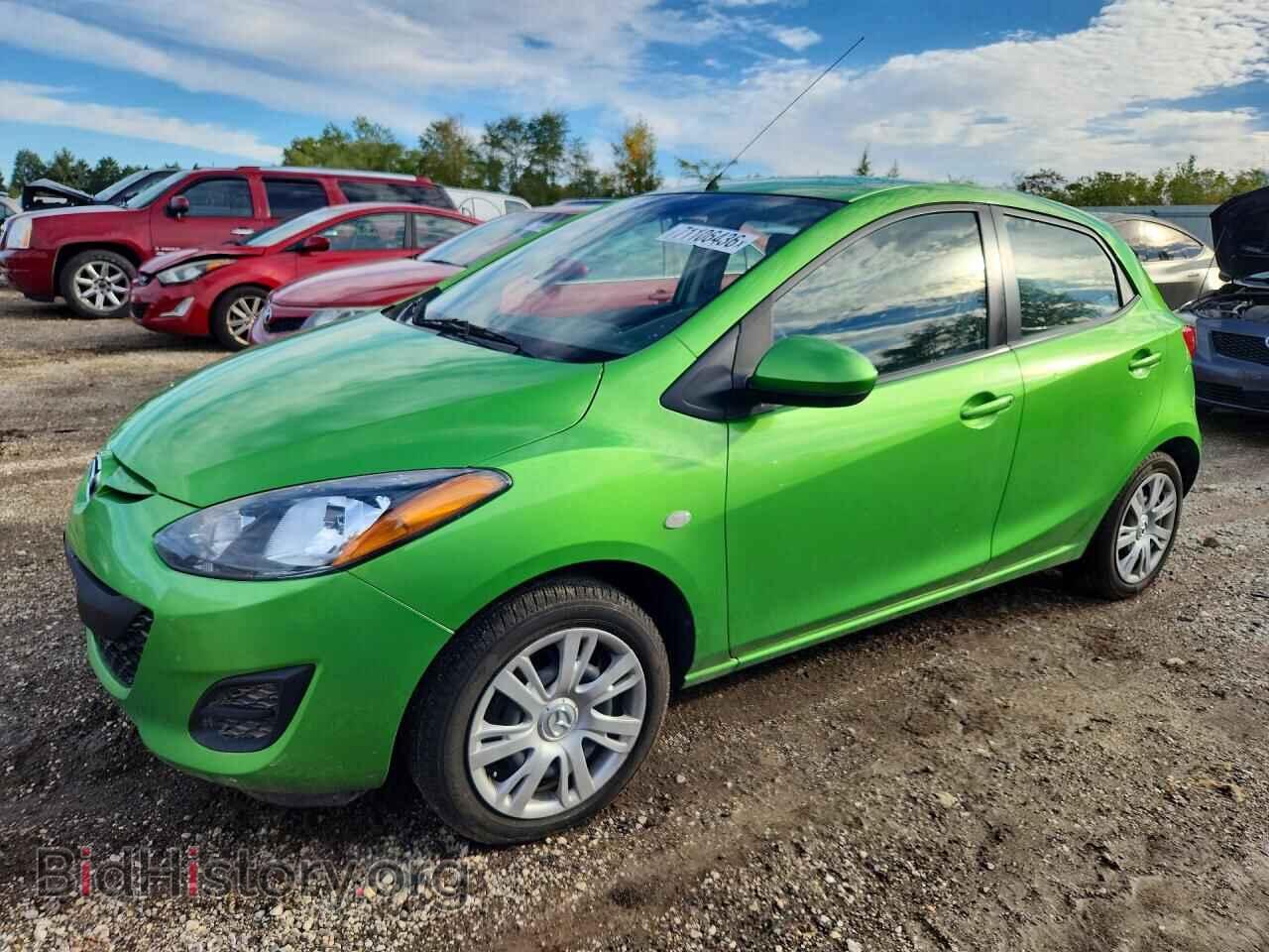 2013 Mazda 2 (VIN JM1DE1KY4D0162814) — photo 1 of 12, Copart, damage: minor dents/scratches