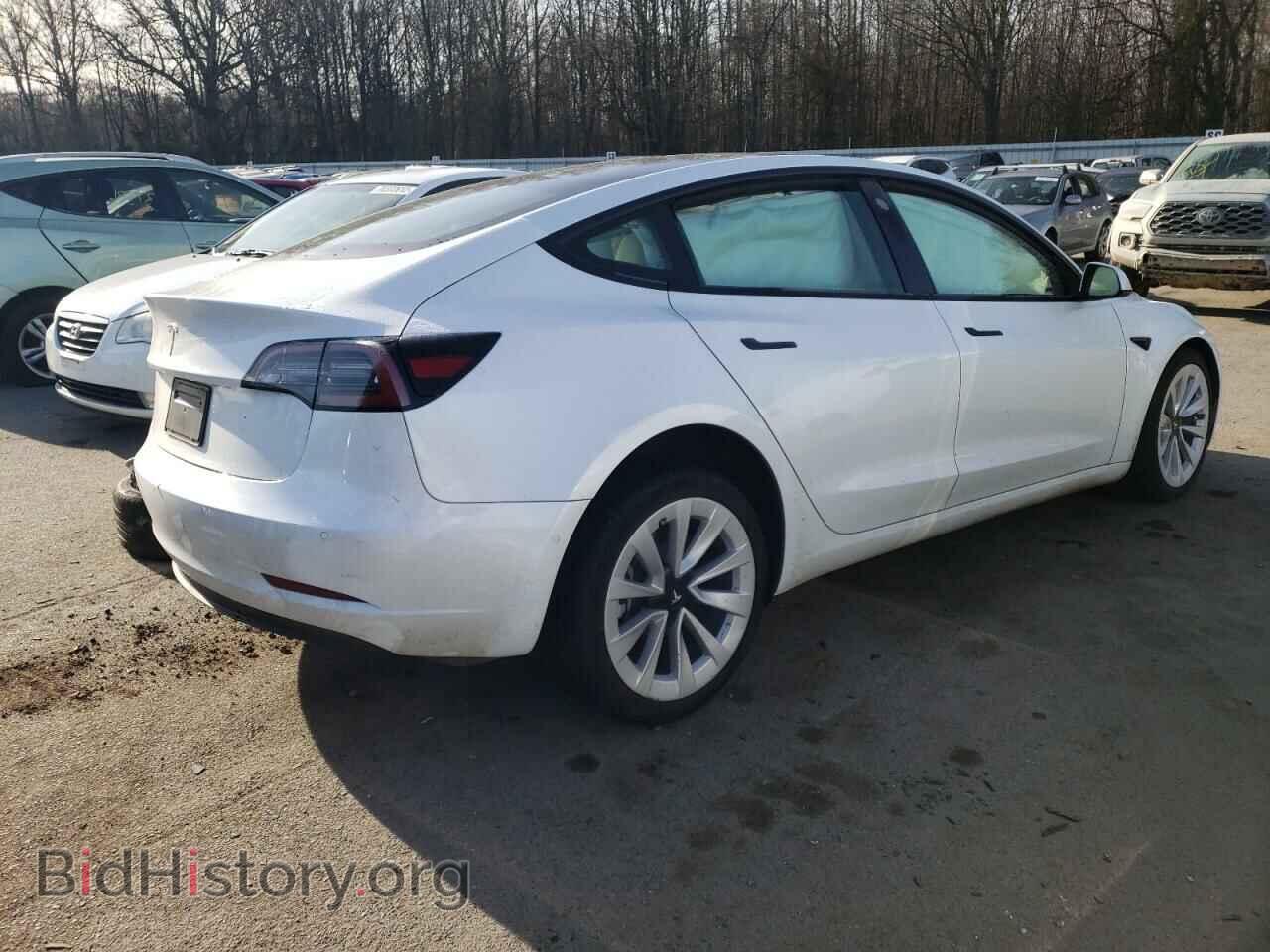 2022 TESLA MODEL 3 - VIN: 5YJ3E1EA2NF340202 - Фото 3