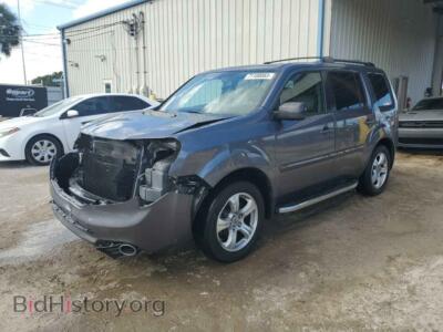 2014 Honda PILOT Pilot EXL, серый — VIN 5FNYF3H59EB017648, Copart