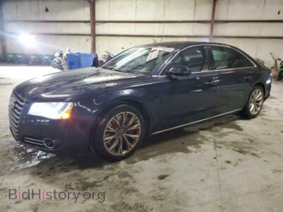 2012 Audi A8 L Quattro, синий — VIN WAURVAFD5CN009967, Copart
