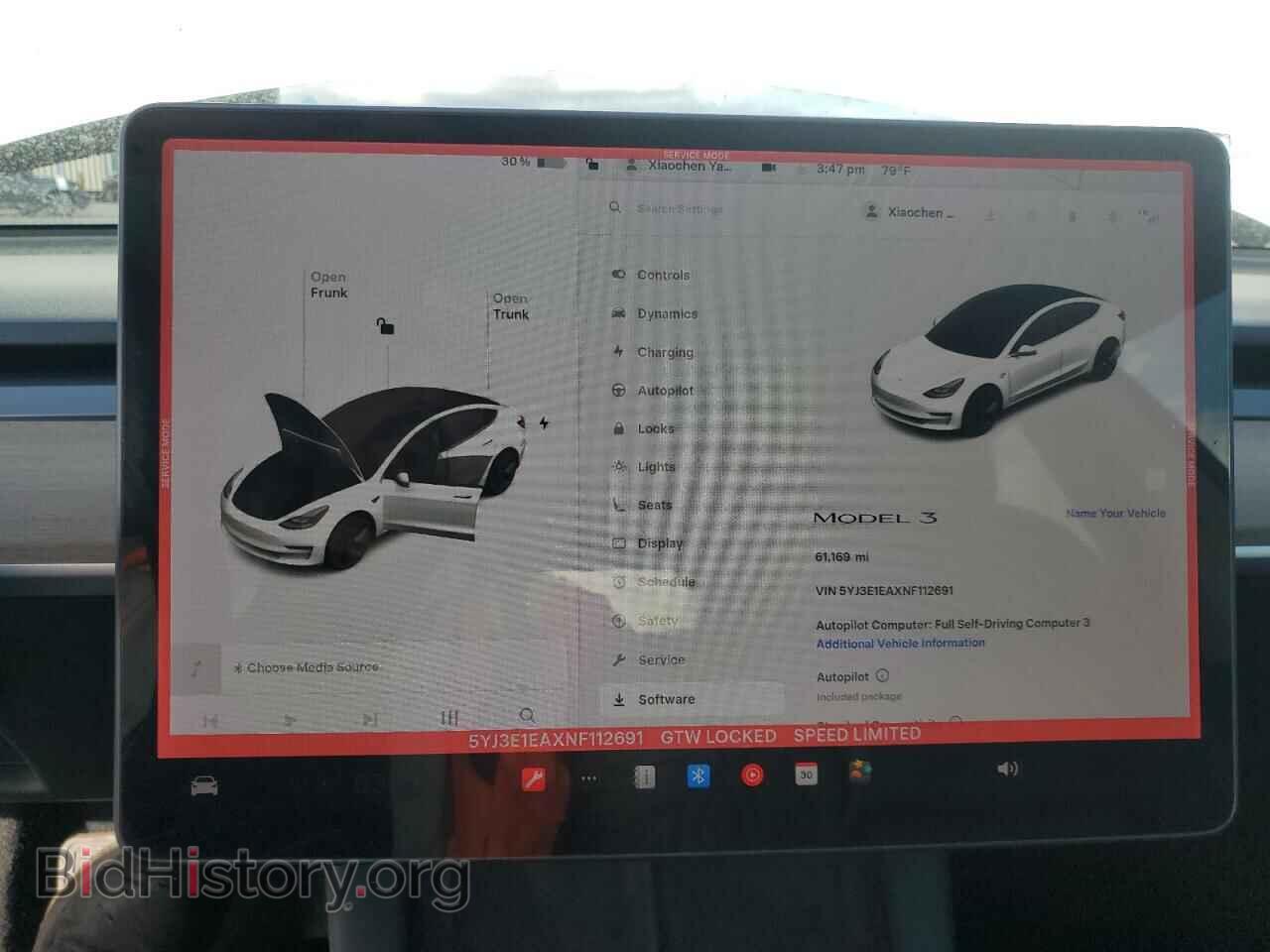 2022 TESLA MODEL 3 - VIN: 5YJ3E1EAXNF112691 - Photo 9