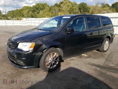 2013 Dodge CARAVAN Grand Cara, черный — VIN 2C4RDGEG0DR714460, Copart