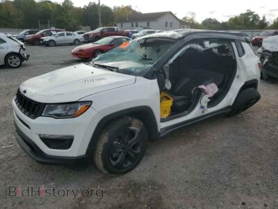 2021 Jeep COMPASS Latitude, white — VIN 3C4NJDBB4MT565868, Copart