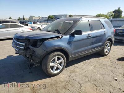 2018 Ford EXPLORER, blue — VIN 1FM5K7B83JGB44545, Copart