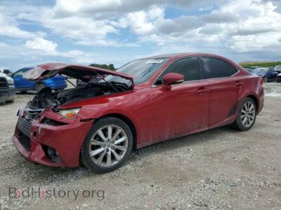 2015 Lexus IS 250, burgundy — VIN JTHBF1D22F5048537, Copart