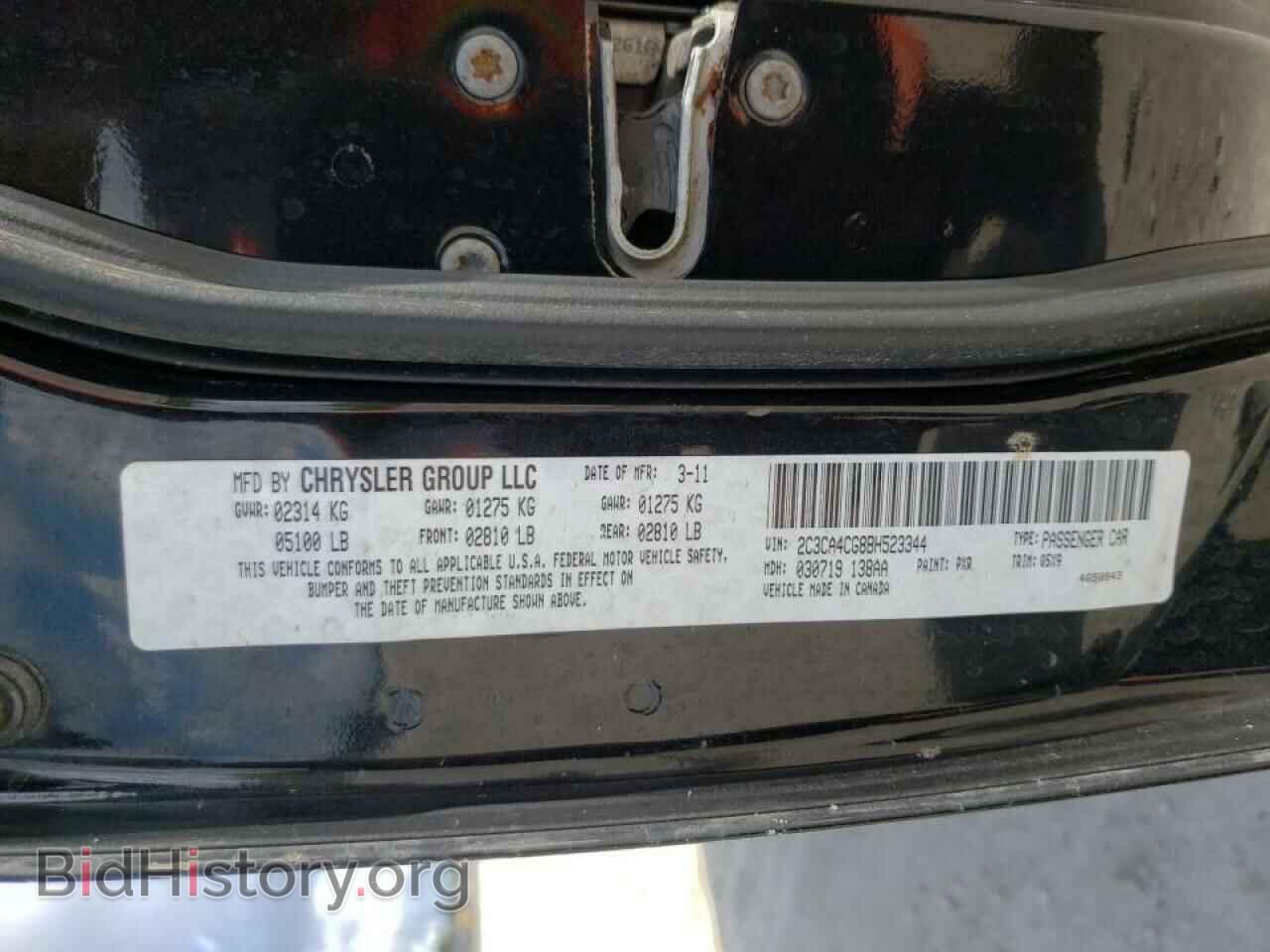 2011 CHRYSLER 300 - VIN: 2C3CA4CG8BH523344 - Фото 10