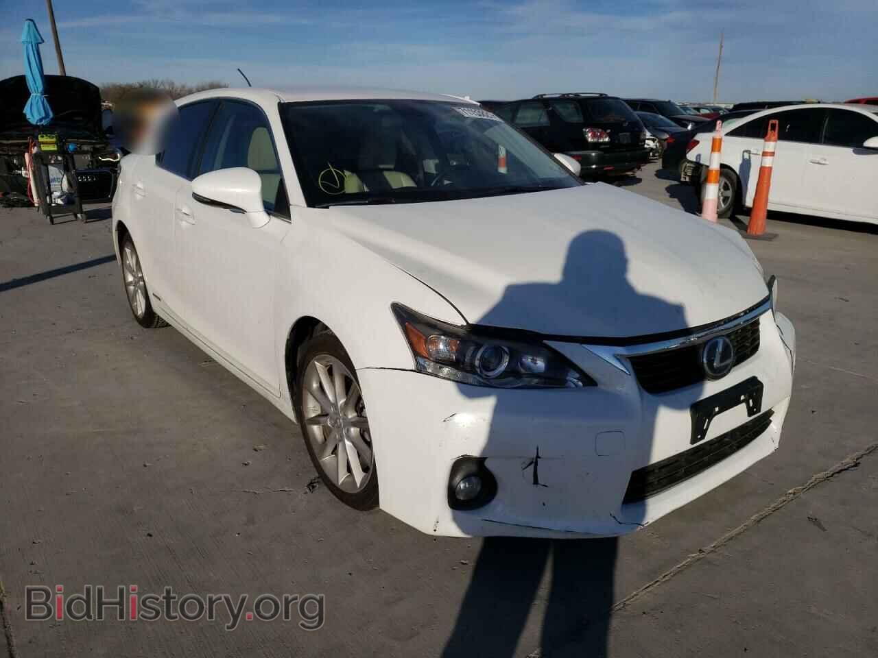 Photo JTHKD5BHXC2071596 - LEXUS CT 200 2012