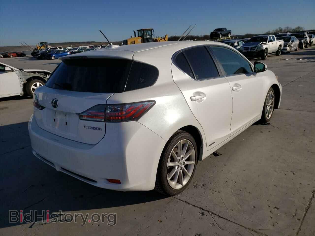 2012 LEXUS CT 200 - VIN: JTHKD5BHXC2071596 - Фото 4