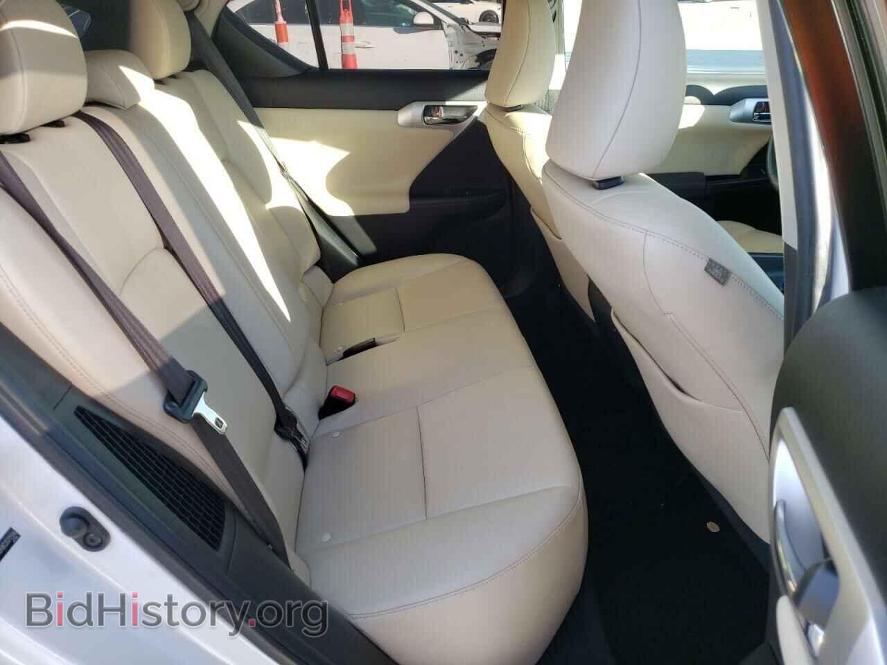 2012 LEXUS CT 200 - VIN: JTHKD5BHXC2071596 - Фото 6
