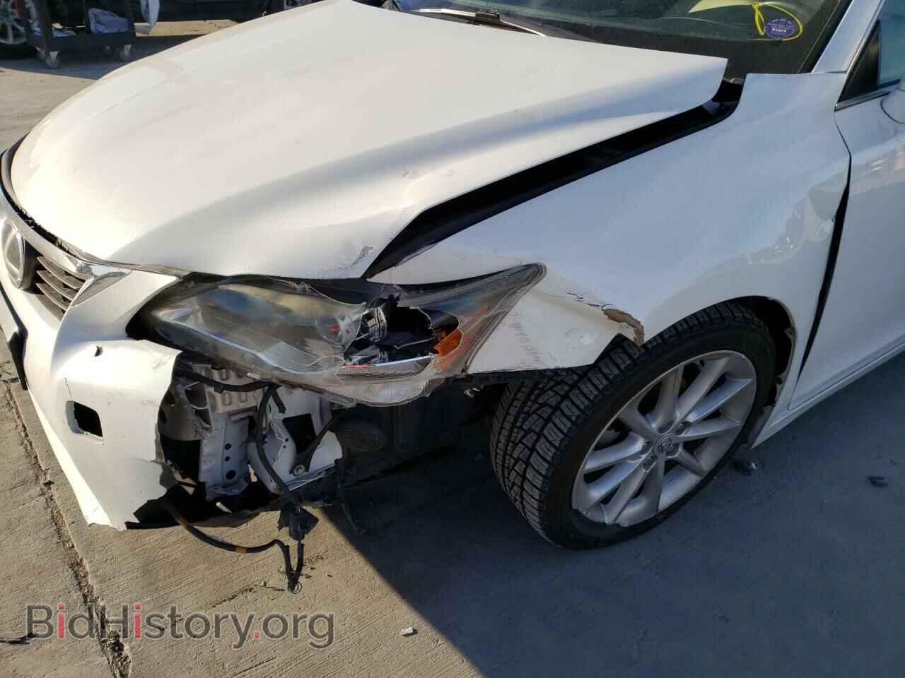 2012 LEXUS CT 200 - VIN: JTHKD5BHXC2071596 - Фото 9