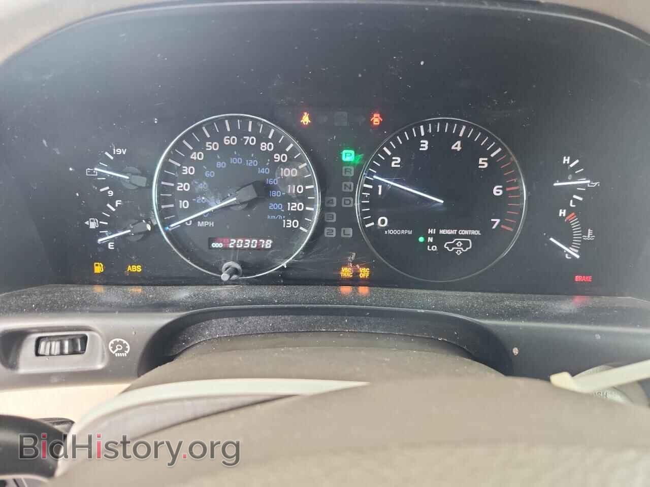 2005 LEXUS LX470 - VIN: JTJHT00W453550321 - Фото 9
