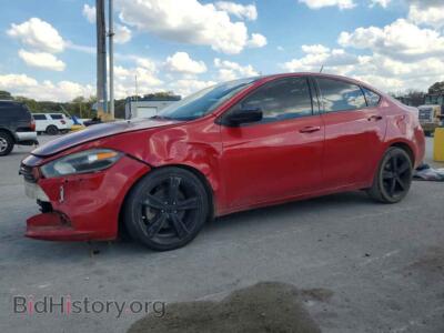 2014 Dodge DART SXT, красный — VIN 1C3CDFBB3ED776064, Copart