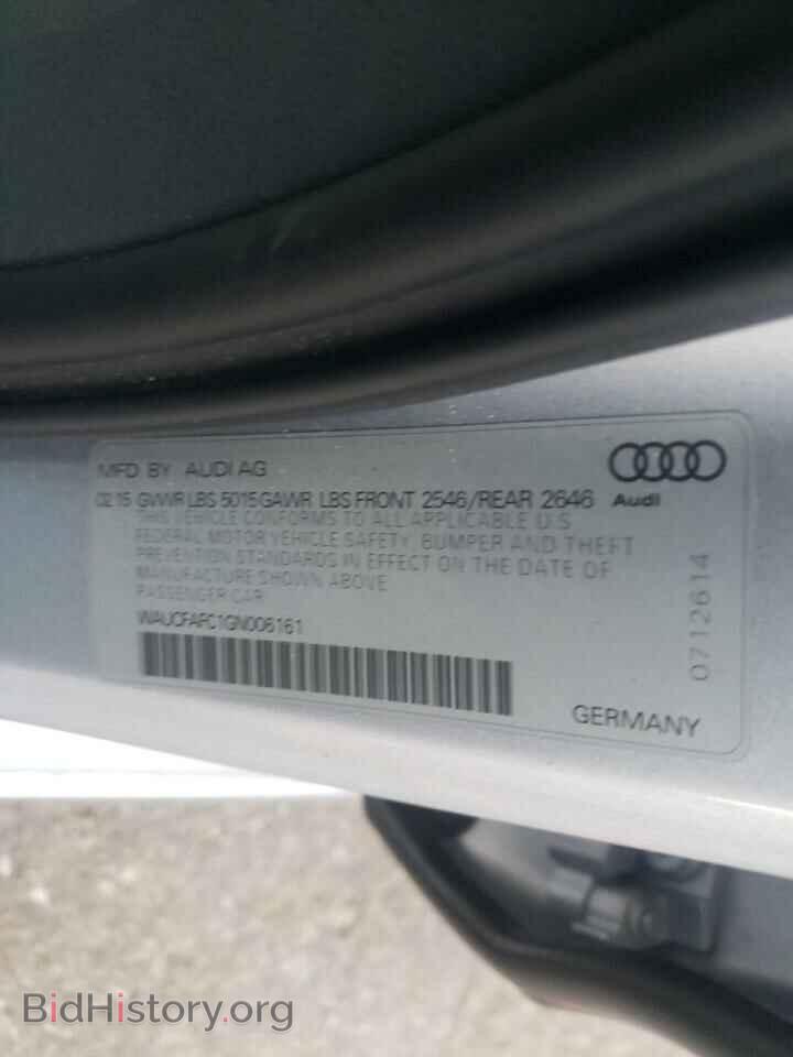2016 AUDI A6 - VIN: WAUCFAFC1GN006161 - Фото 10