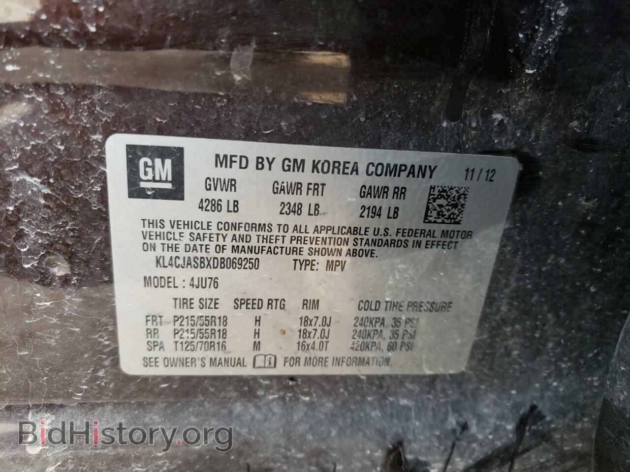2013 BUICK ENCORE - VIN: KL4CJASBXDB069250 - Photo 10