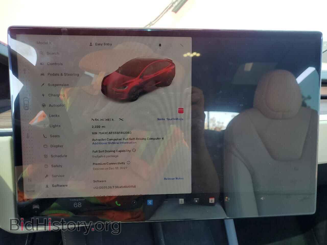 2025 TESLA MODEL X - VIN: 7SAXCAE55SF462383 - Photo 9
