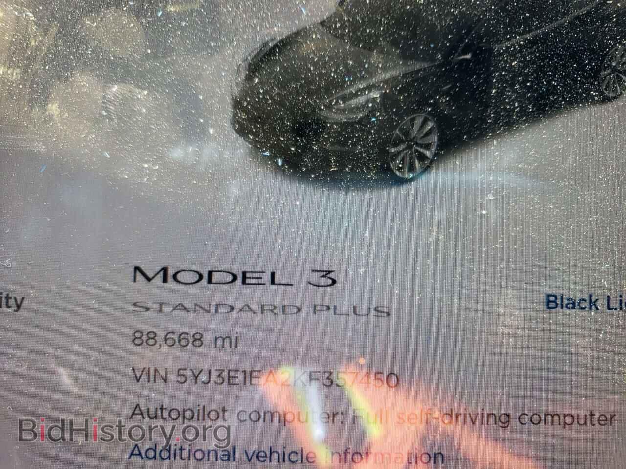 2019 TESLA MODEL 3 - VIN: 5YJ3E1EA2KF357450 - Photo 8