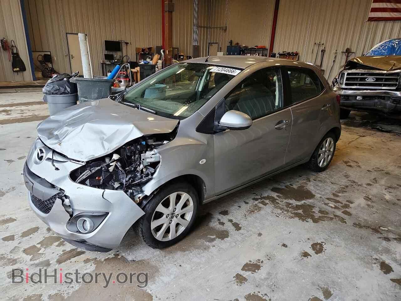 2013 Mazda 2 (VIN JM1DE1LY7D0158156) — photo 1 of 14, Copart, damage: front end