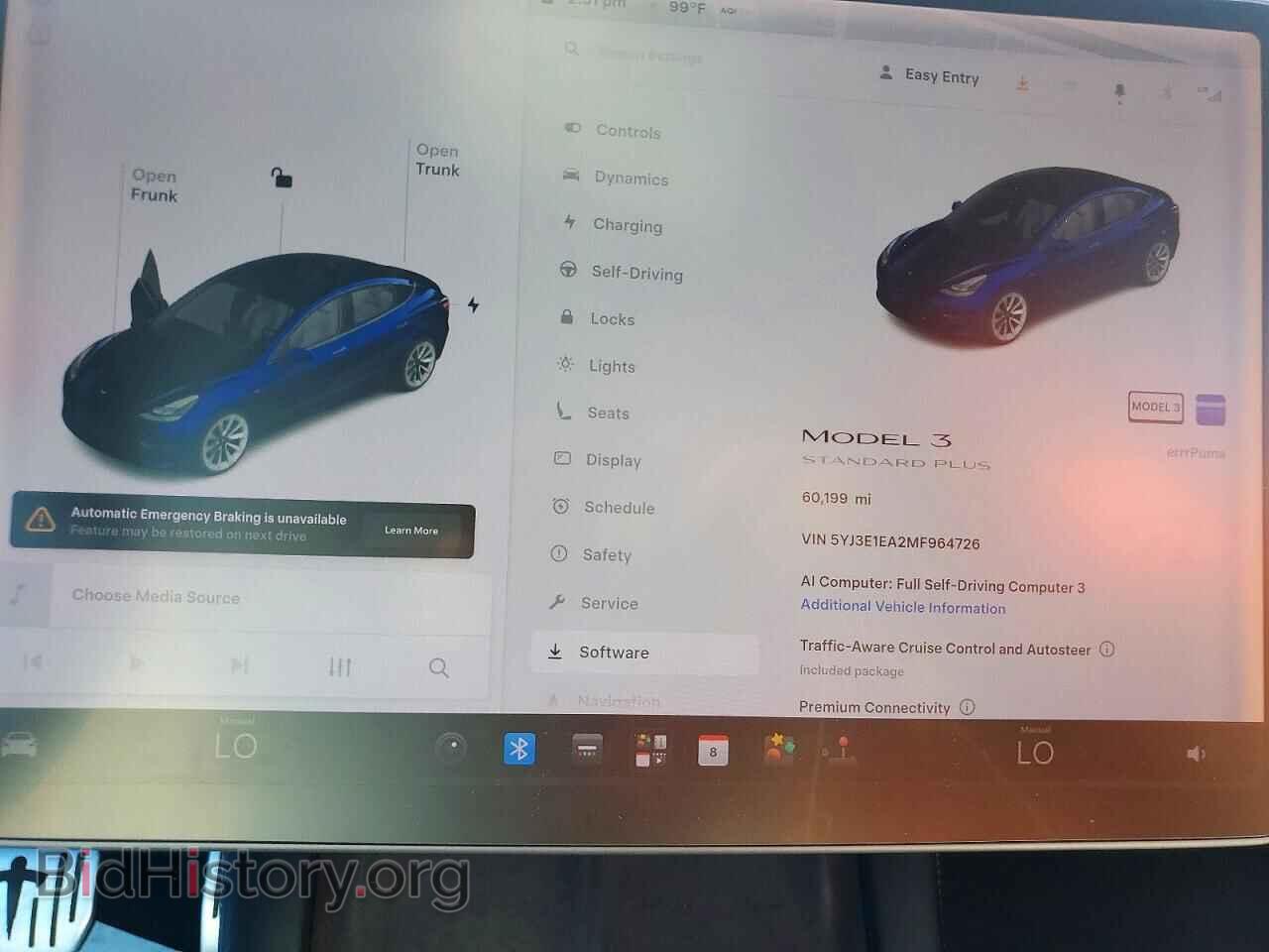 2021 TESLA MODEL 3 - VIN: 5YJ3E1EA2MF964726 - Фото 9