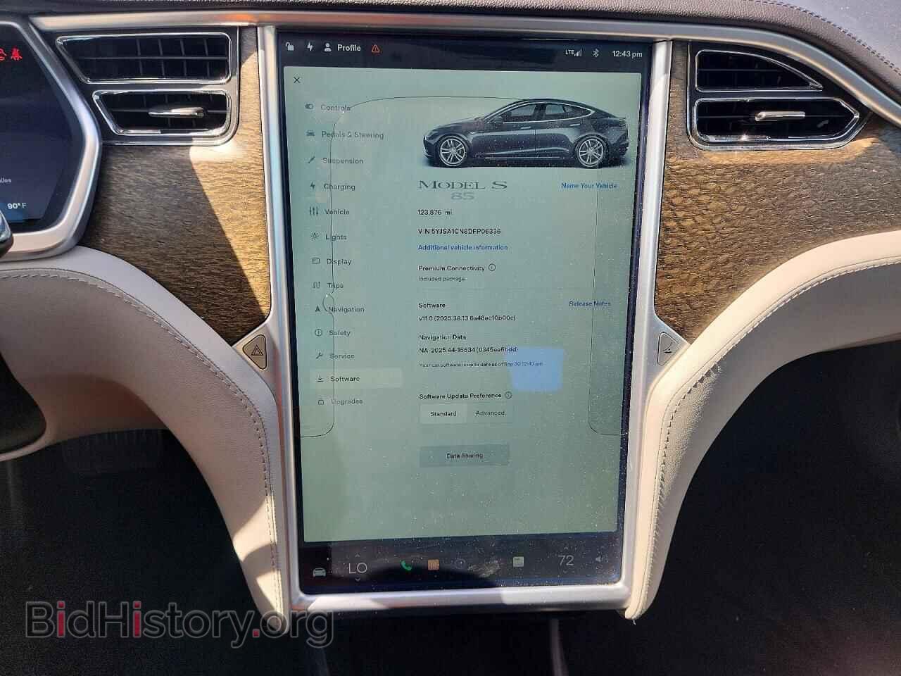 2013 TESLA MODEL S - VIN: 5YJSA1CN8DFP06336 - Фото 9