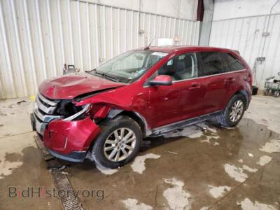 2013 Ford EDGE Limited, красный — VIN 2FMDK4KC1DBB51293, Copart