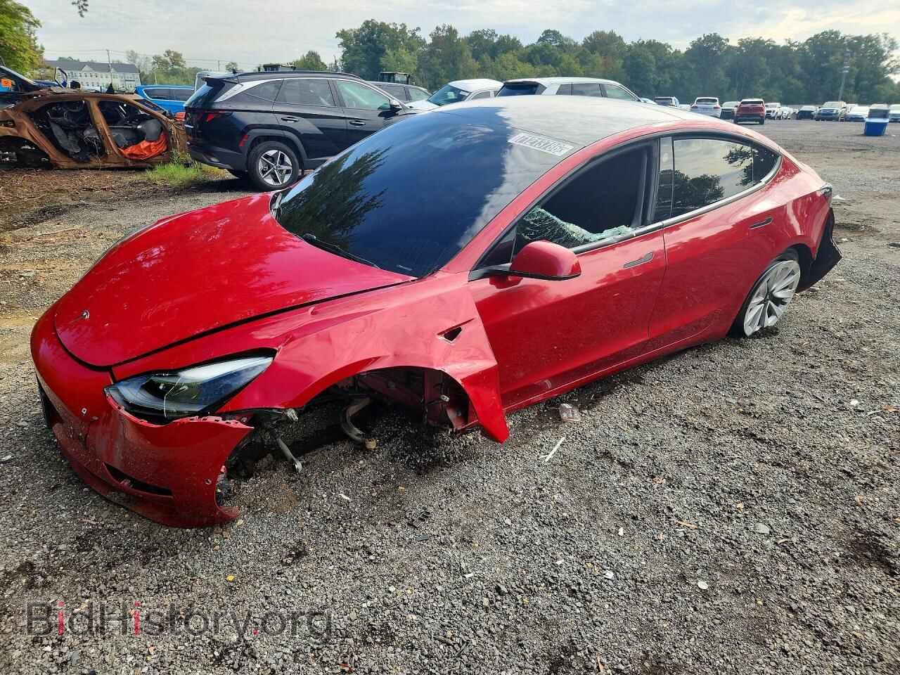 Photo 5YJ3E1EAXNF370418 - TESLA MODEL 3 2022