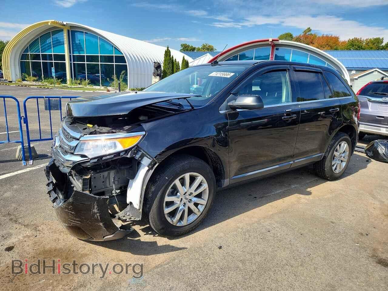 2014 Ford EDGE Limited (VIN 2FMDK4KC2EBB09376) — photo 1 of 13, Copart, damage: front end