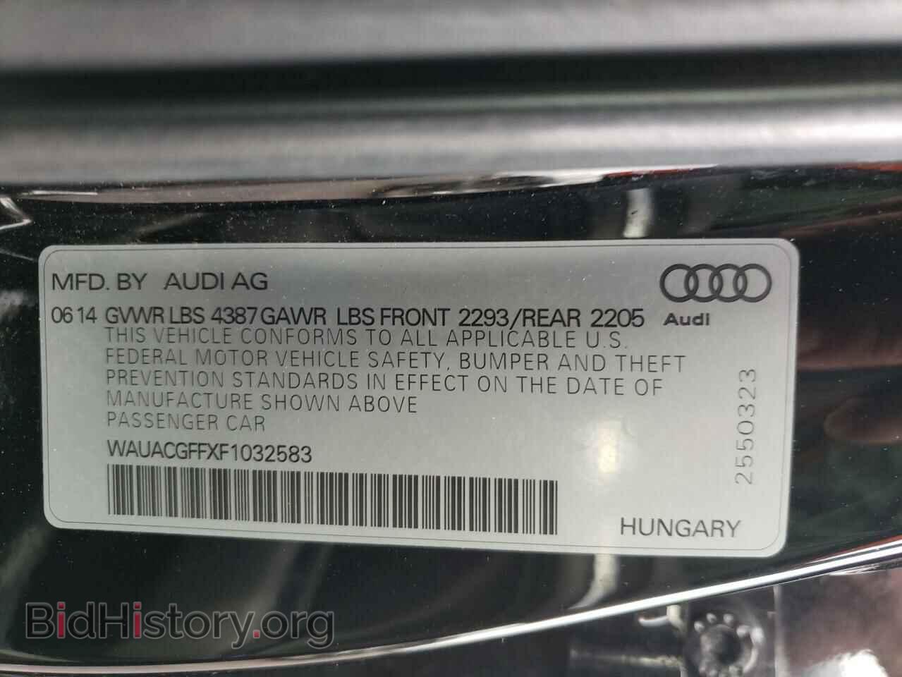 2015 AUDI A3 - VIN: WAUACGFFXF1032583 - Фото 10
