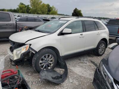 2010 Ford EDGE SEL, white — VIN 2FMDK4JC8ABA21170, Copart