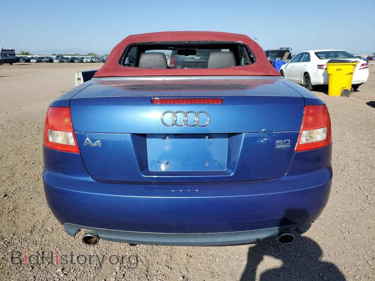 2006 AUDI A4 - VIN: WAUET48H46K005565 - Фото 6