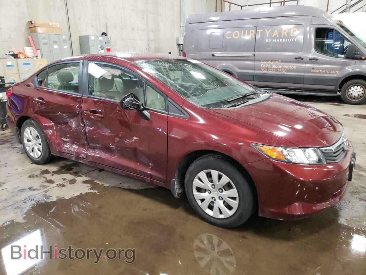 2012 HONDA CIVIC - VIN: 2HGFB2F57CH609249 - Photo 4