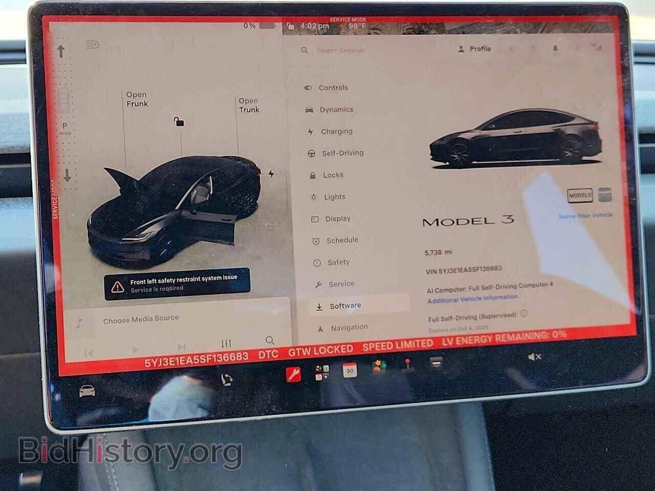 2025 TESLA MODEL 3 - VIN: 5YJ3E1EA5SF136683 - Фото 9