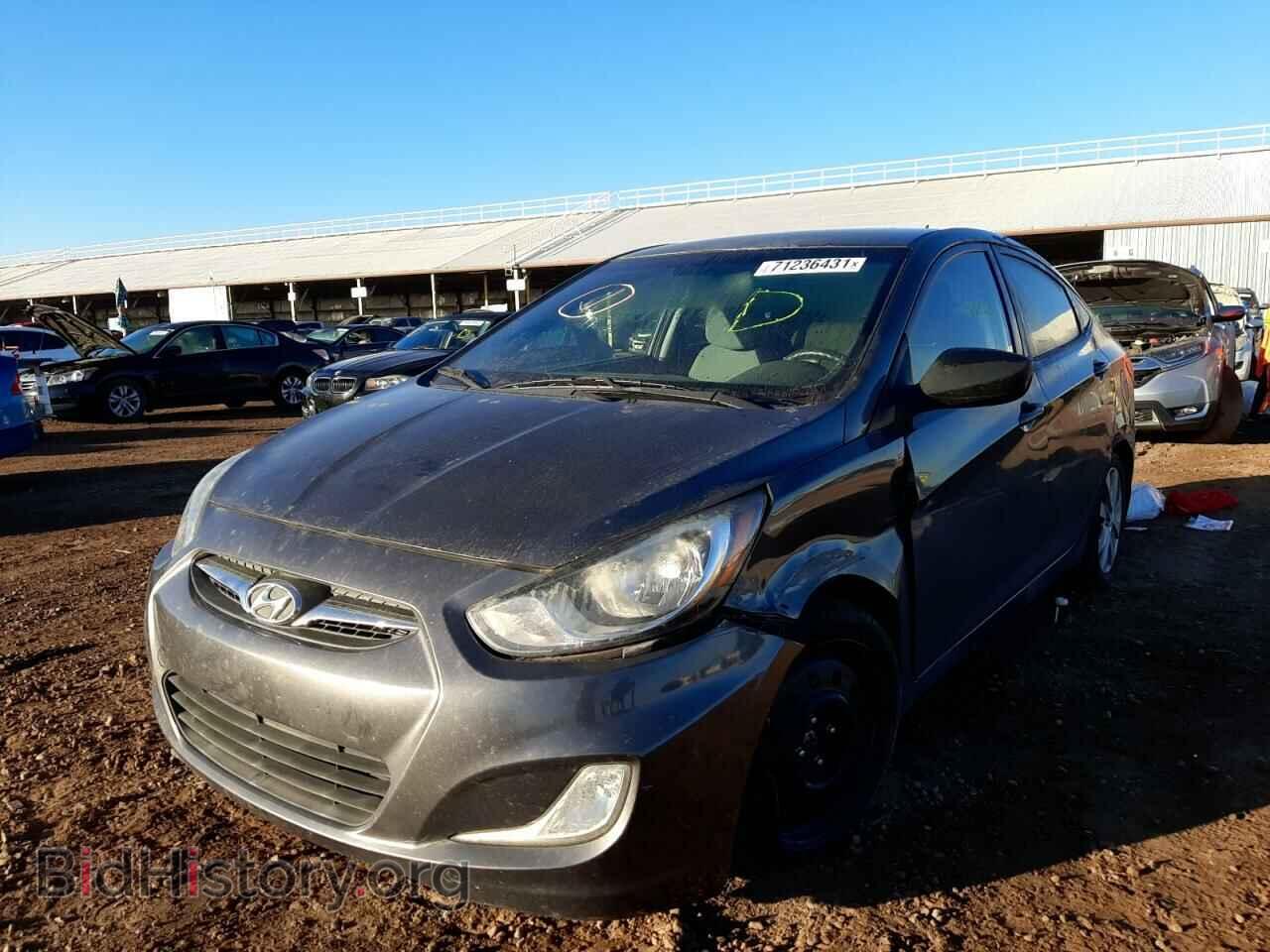 2013 HYUNDAI ACCENT - VIN: KMHCU4AE0DU425506 - Фото 2