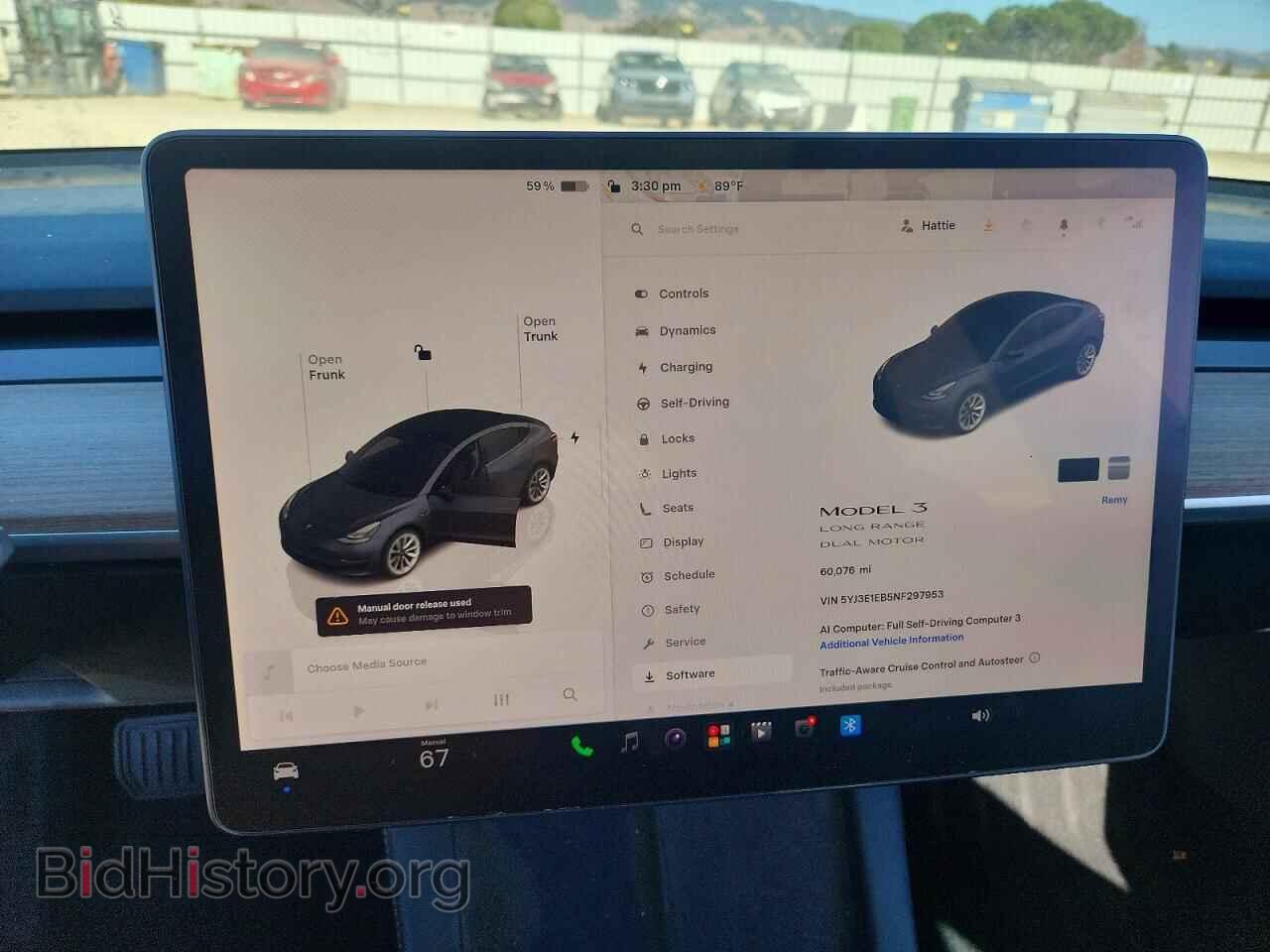 2022 TESLA MODEL 3 - VIN: 5YJ3E1EB5NF297953 - Photo 9