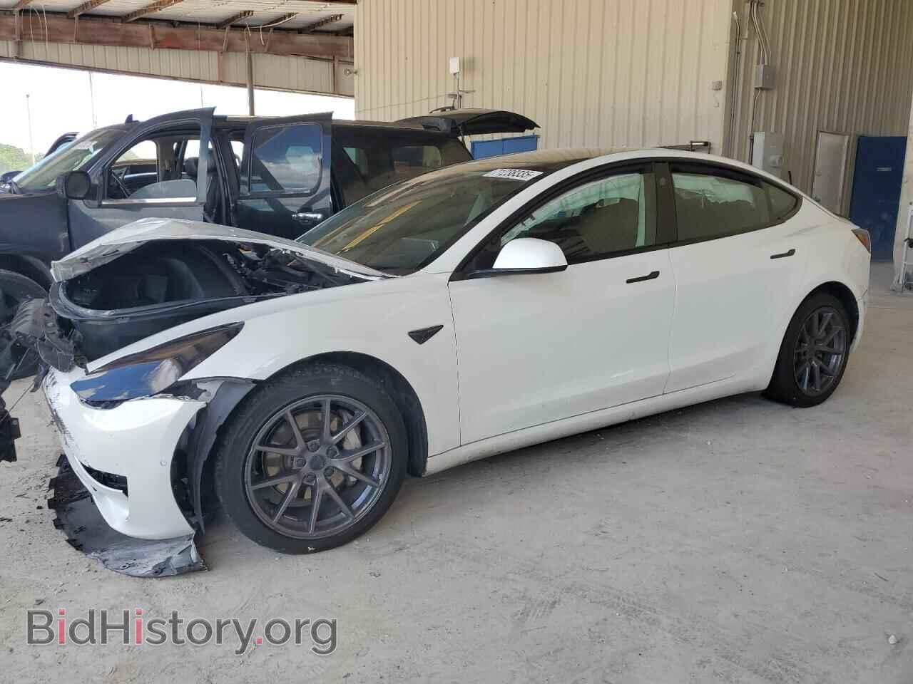 Photo 5YJ3E1EB5NF186903 - TESLA MODEL 3 2022