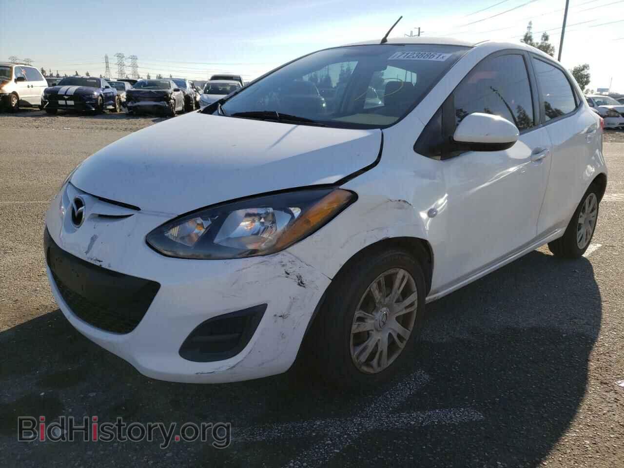 2013 MAZDA 2 - VIN: JM1DE1KZ7D0156580 - Фото 2