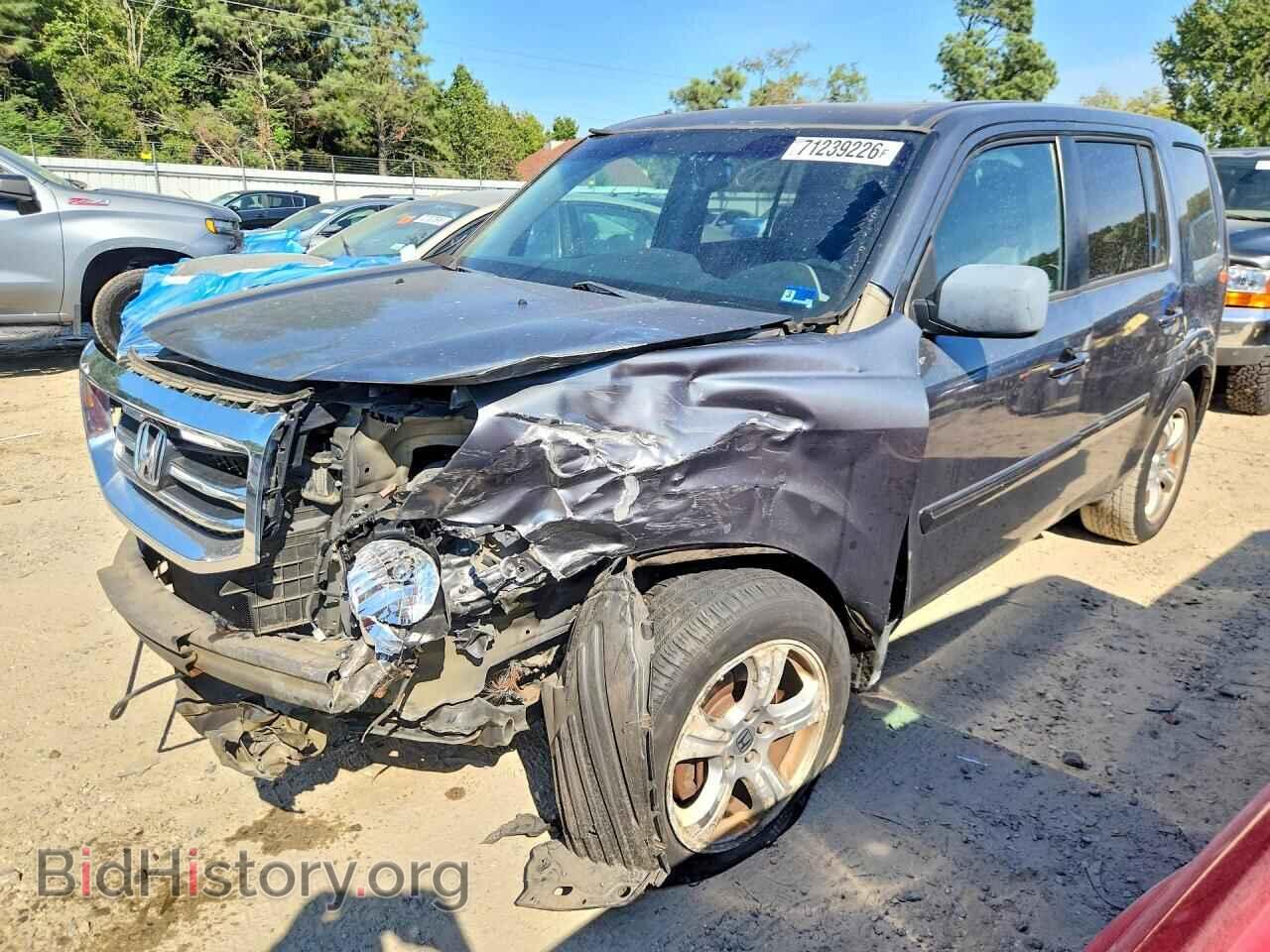 Photo 5FNYF3H61CB006181 - HONDA PILOT 2012