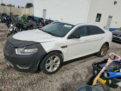 2013 Ford TAURUS SEL, white — VIN 1FAHP2E83DG144508, Copart
