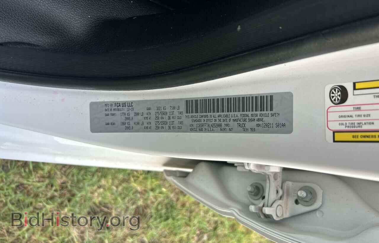 2020 RAM 1500 - VIN: 1C6SRFFT0LN252008 - Фото 10