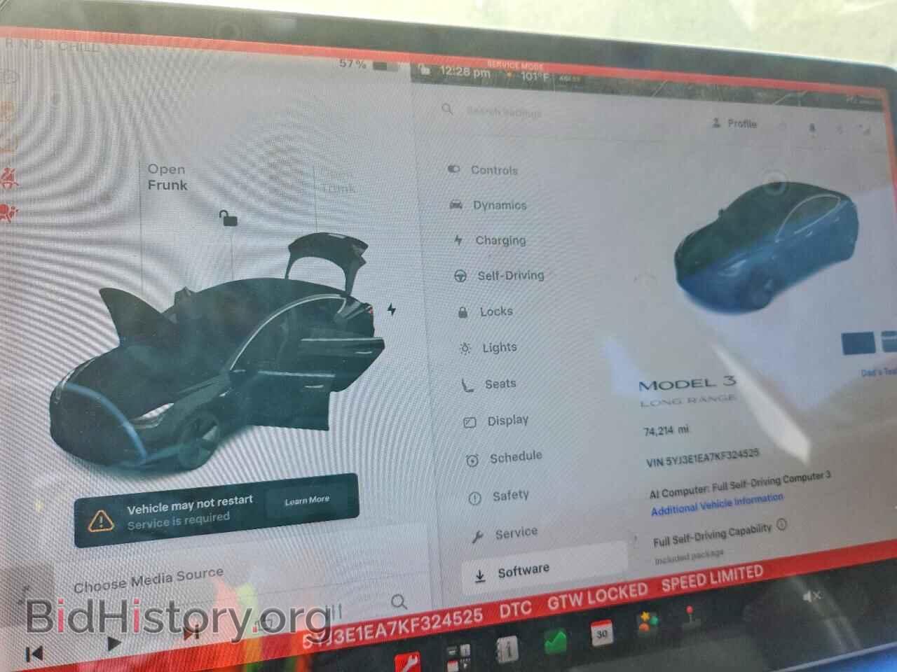 2019 TESLA MODEL 3 - VIN: 5YJ3E1EA7KF324525 - Photo 9
