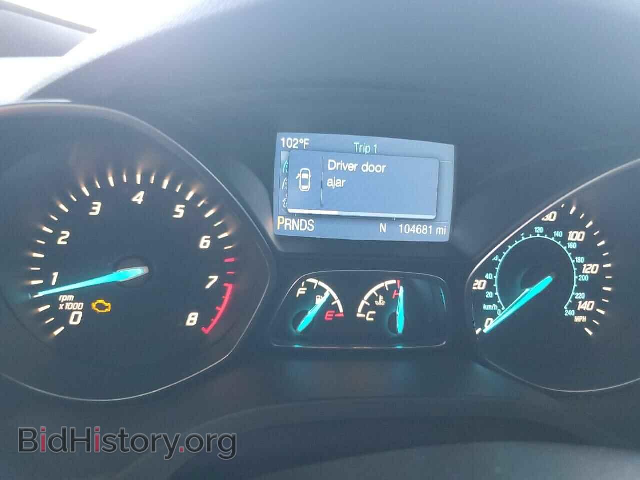 2014 FORD ESCAPE - VIN: 1FMCU0GX8EUC45502 - Фото 9