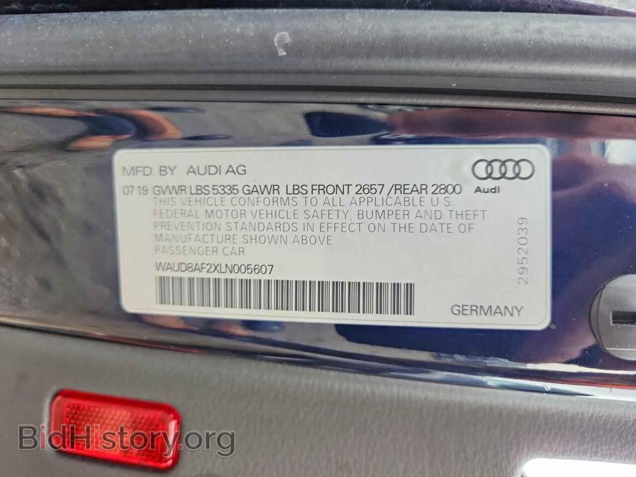 2020 AUDI A6 - VIN: WAUD8AF2XLN005607 - Photo 12