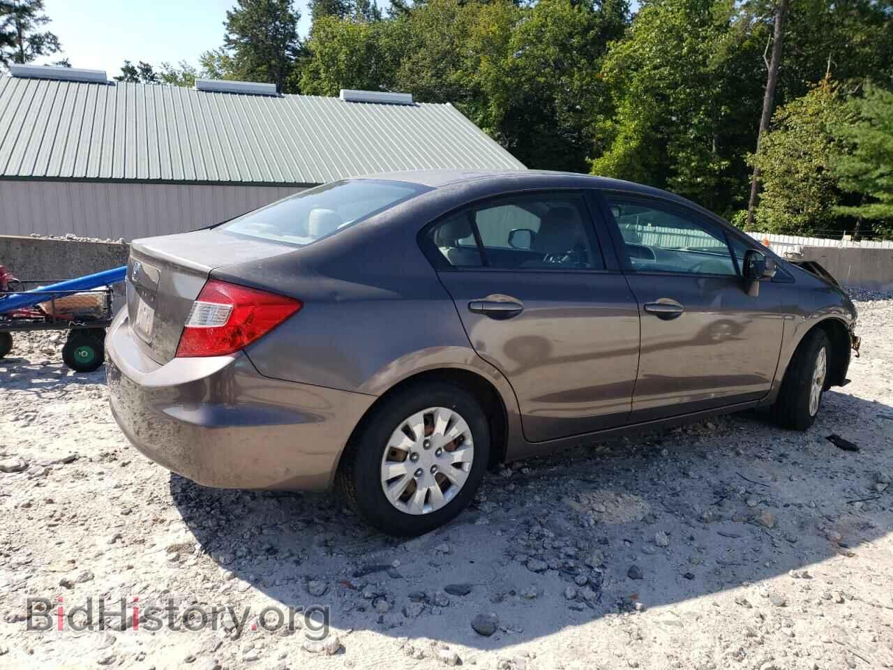 2012 HONDA CIVIC - VIN: 2HGFB2F51CH503637 - Фото 3