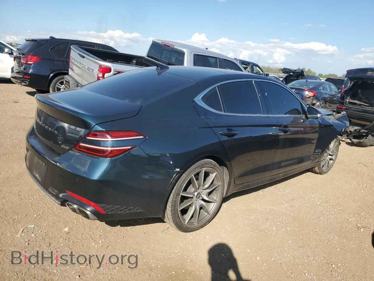 2022 GENESIS G70 BASE - VIN: KMTG34TA1NU102409 - Photo 3