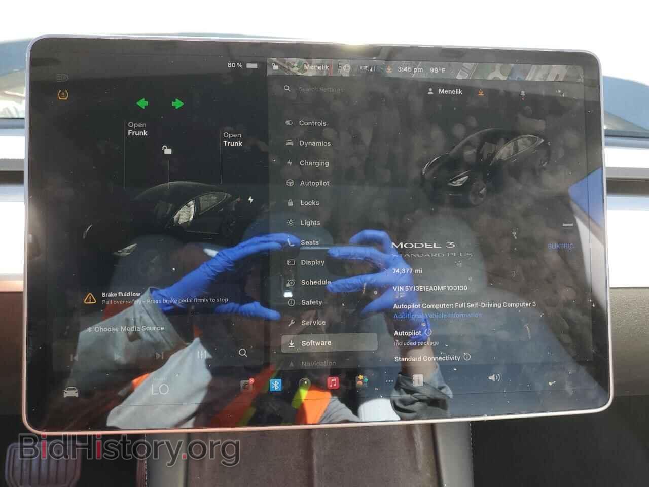 2021 TESLA MODEL 3 - VIN: 5YJ3E1EA0MF100130 - Фото 9