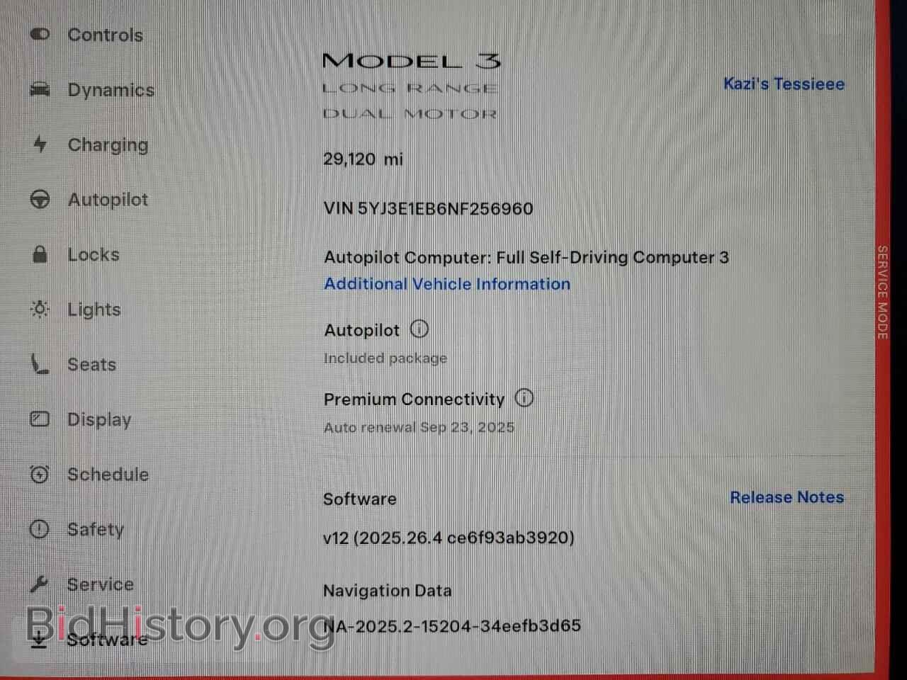2022 TESLA MODEL 3 - VIN: 5YJ3E1EB6NF256960 - Photo 9