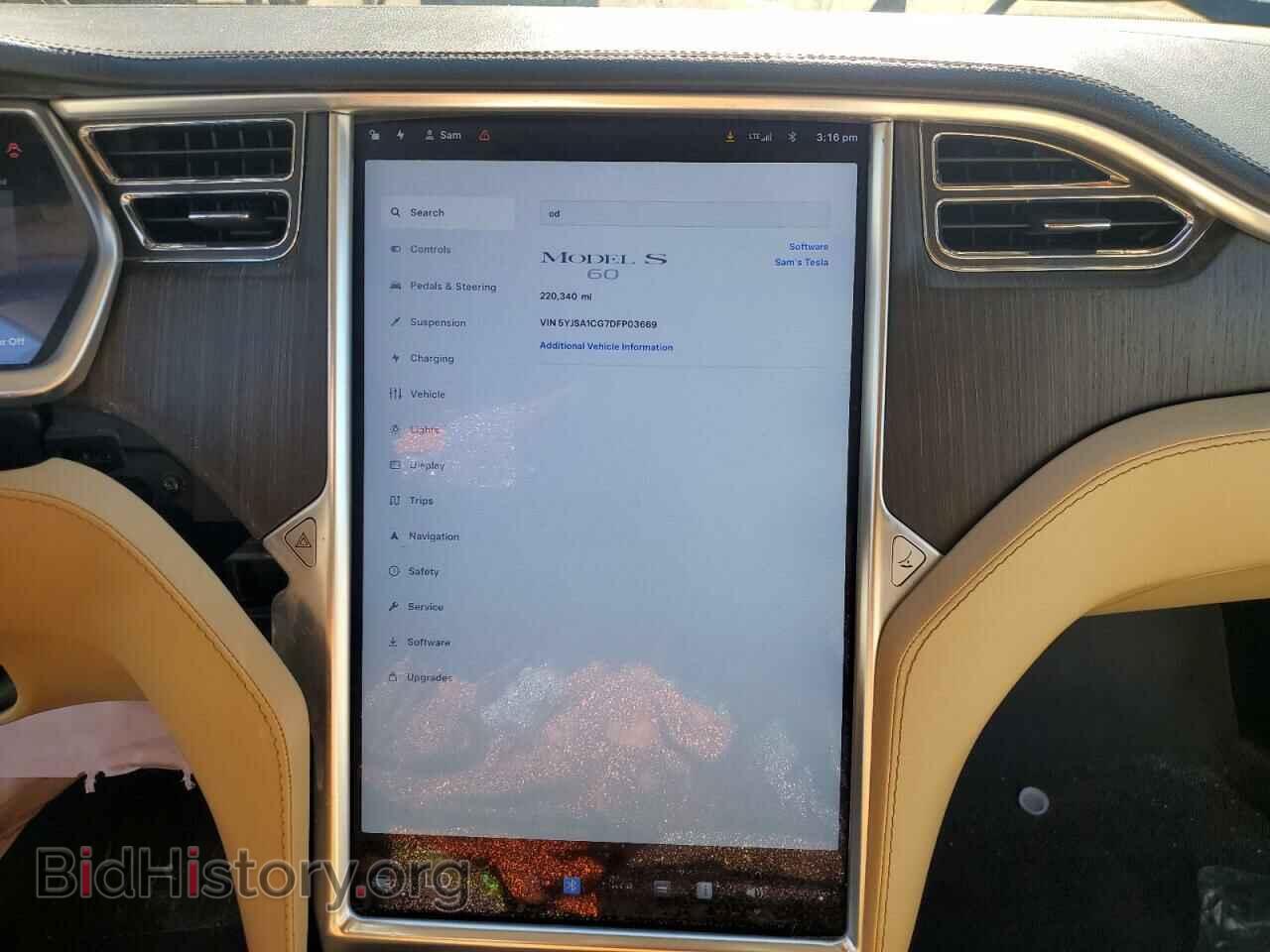 2013 TESLA MODEL S - VIN: 5YJSA1CG7DFP03669 - Photo 9