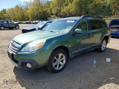 2014 Subaru OUTBACK 2.5I Limited, зеленый — VIN 4S4BRBLC4E3202258, Copart