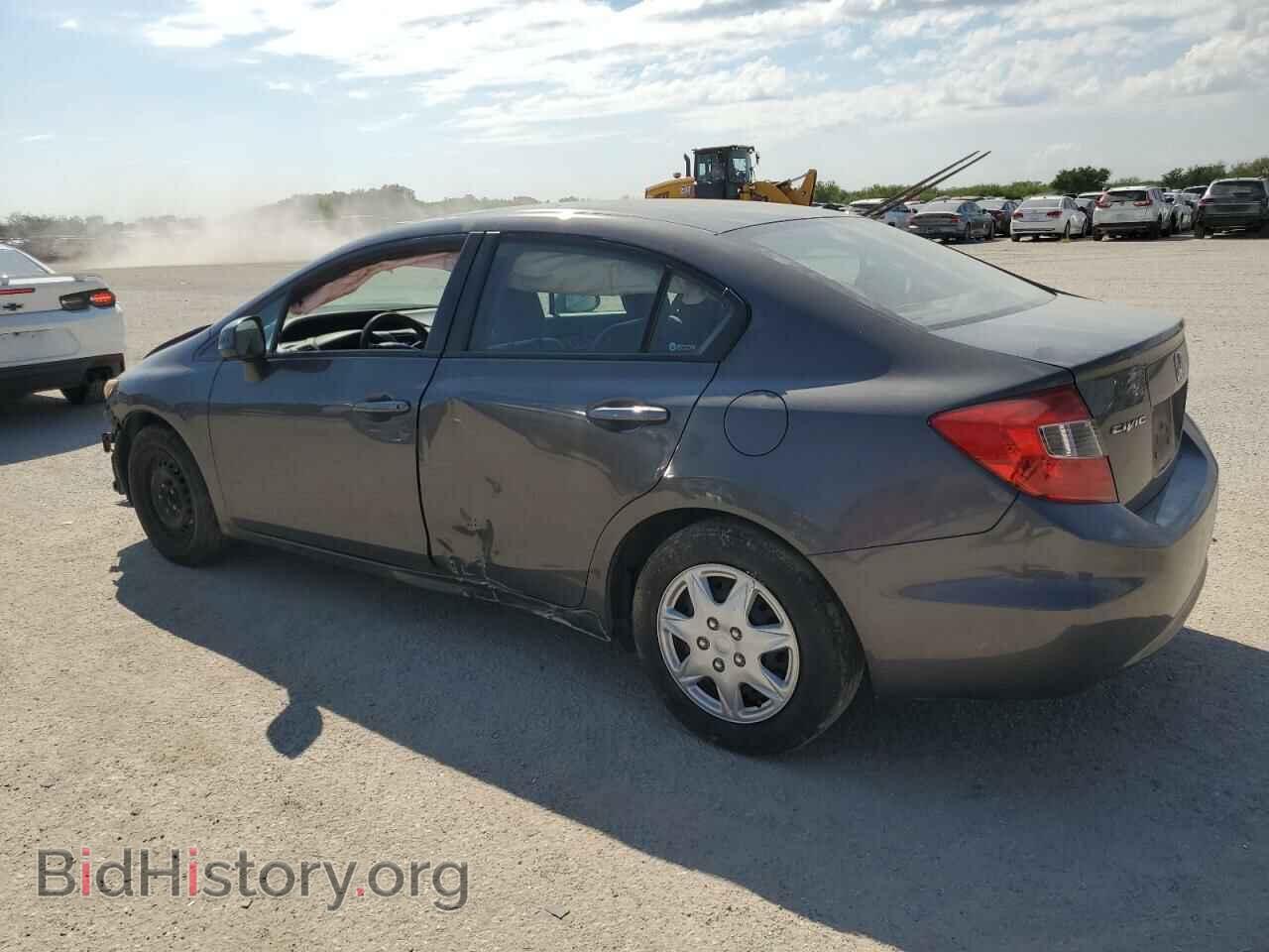 2012 HONDA CIVIC - VIN: 2HGFB2F5XCH595458 - Фото 2