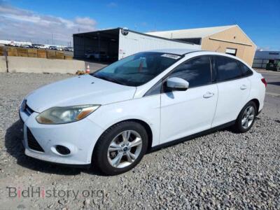 2013 Ford FOCUS SE, белый — VIN 1FADP3F2XDL341875, Copart